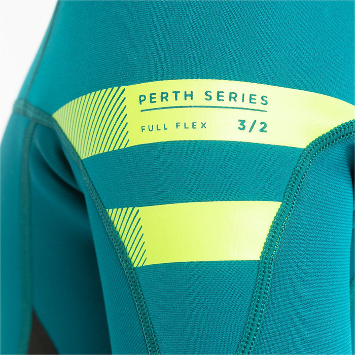 2024 Jobe Mens Perth 3/2mm Back Zip Shorty Wetsuit 30362100 - Teal